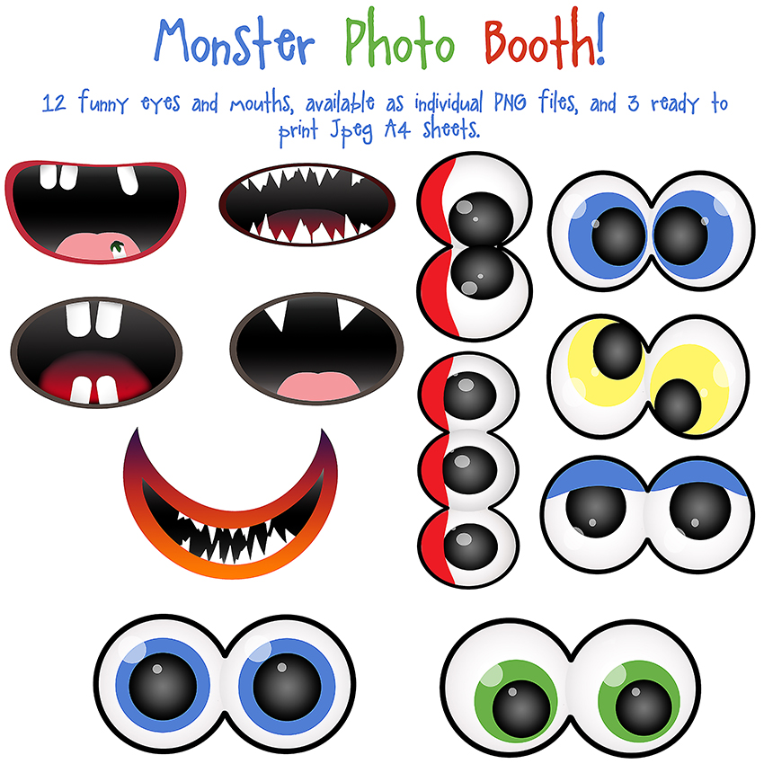 Monster Photo Booth Clip Art by AllThingsPrecious on deviantART