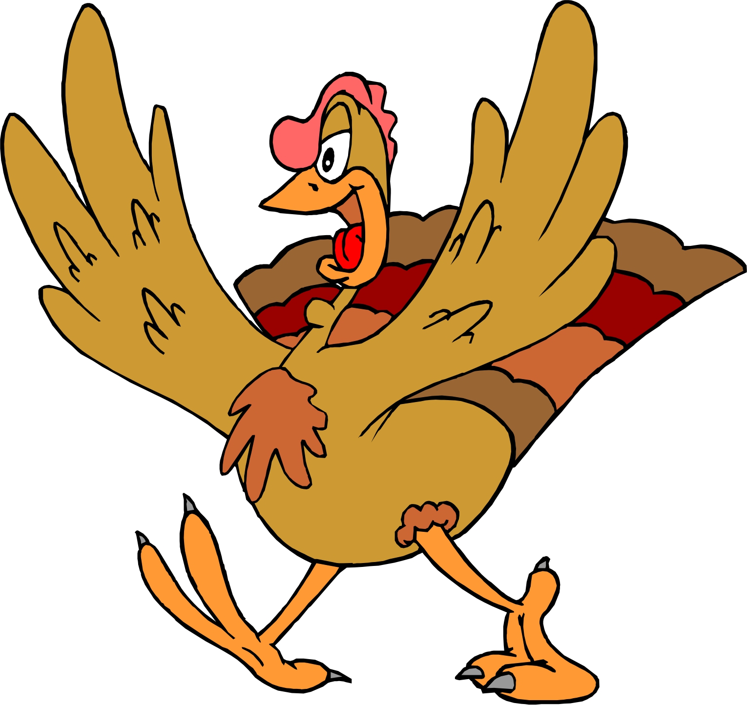 Images Of Cartoon Turkeys - ClipArt Best