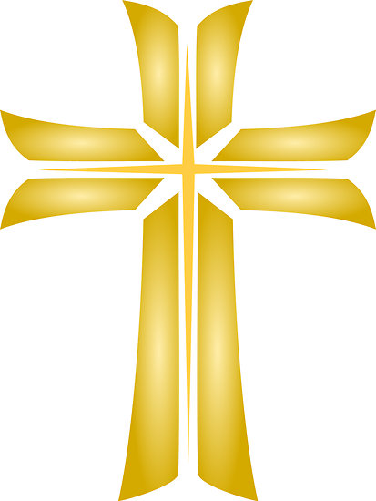 Golden Cross Christian Religious Symbol" by punith | Redbubble