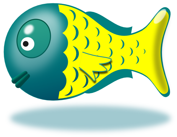 Cartoon Baby Fish clip art - vector clip art online, royalty free ...