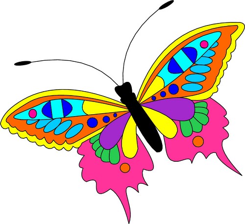clip art butterfly pictures - photo #16