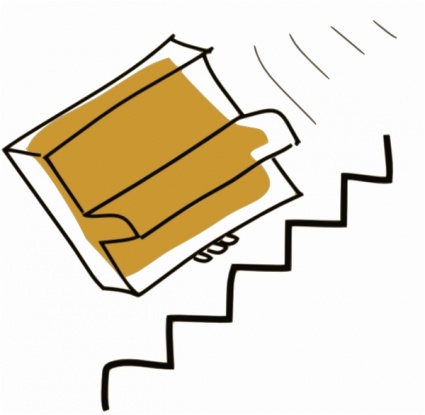 Pix For > Falling Down Stairs Clip Art