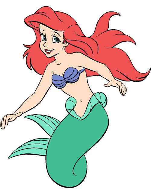Ariel Clipart from Disney's The Little Mermaid - Quality Disney ...
