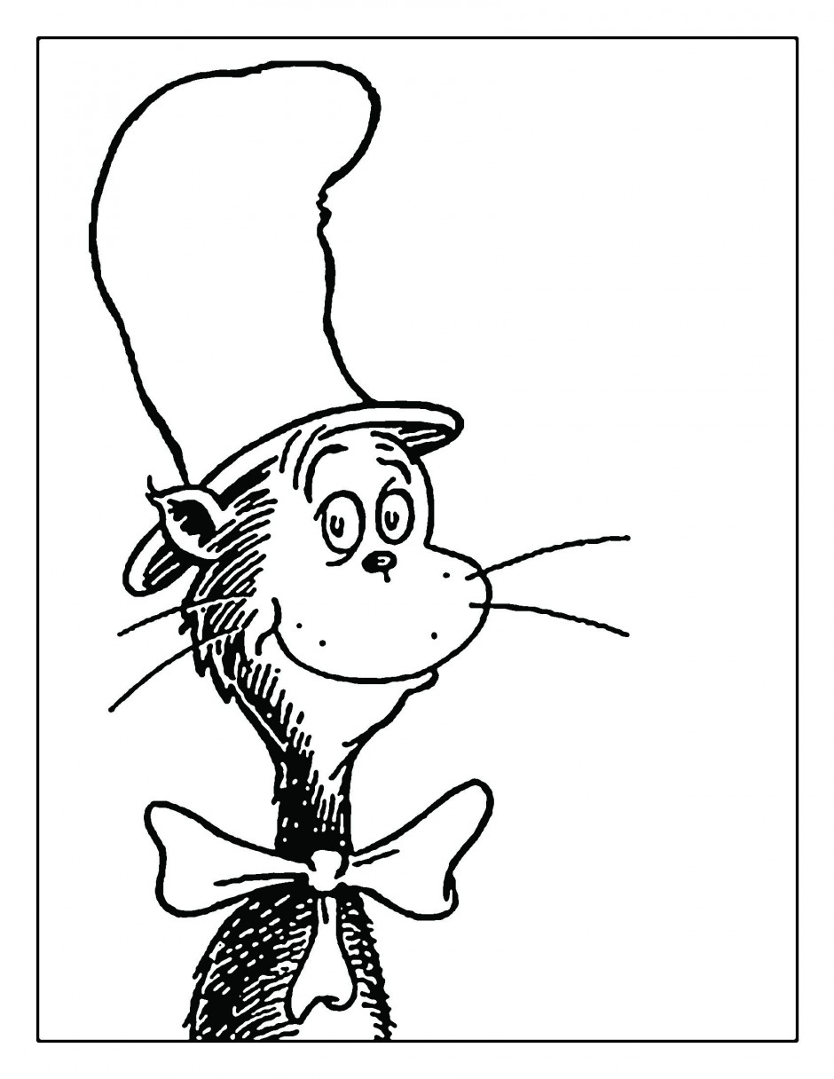 Dr Seuss Coloring Pages Thing 1 And Thing 2 | Clipart Panda - Free ...