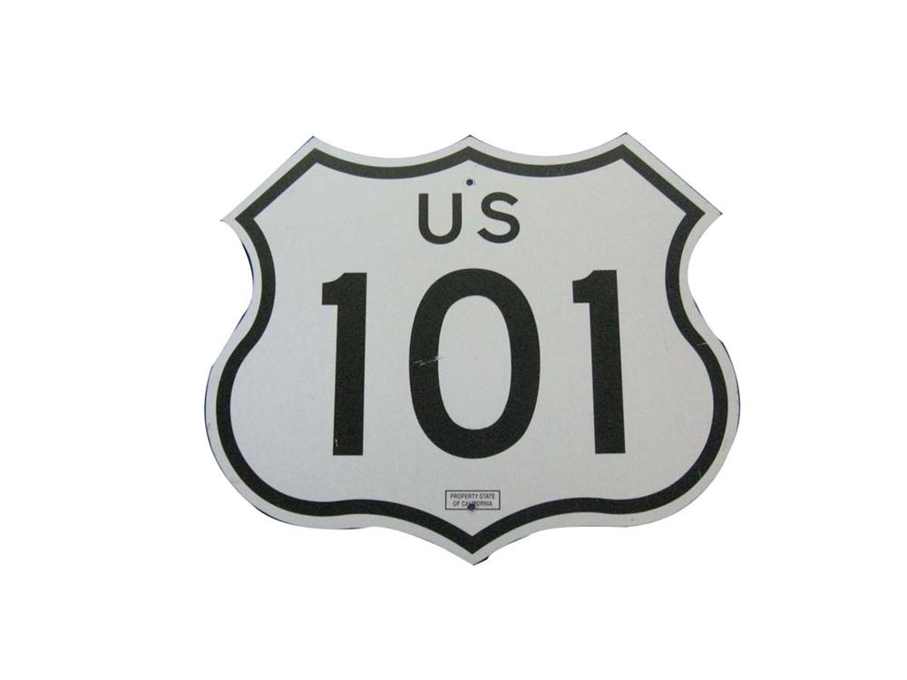 Iconic 1960s California U.S. 101 highway road sign. - Barrett ...