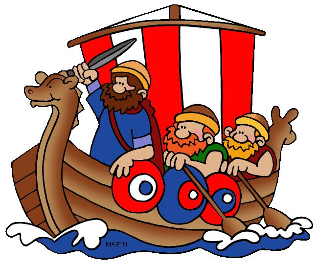 Free Vikings Clip Art by Phillip Martin, Viking Boat
