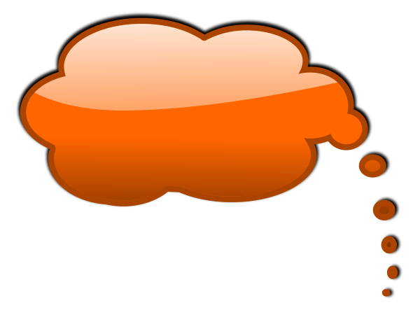 Orange Speech Bubble Clip Art Download