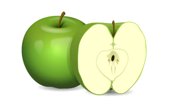 Green Apple Clip Art Free | Download Free Fruits Vector Graphics