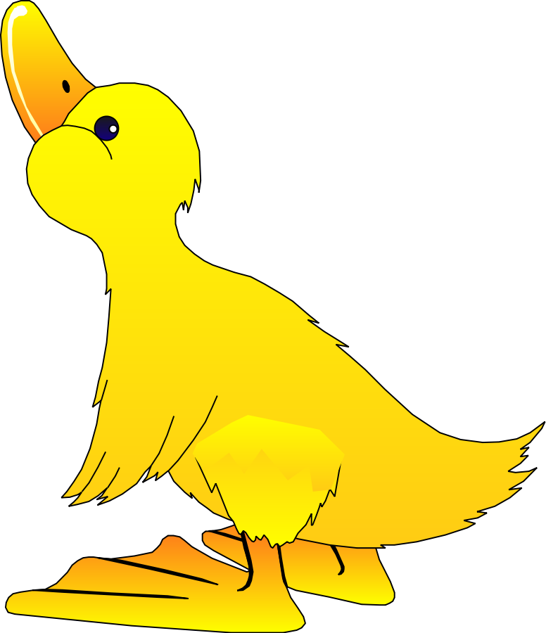 Yellow Bird 6 Clipart, vector clip art online, royalty free design ...