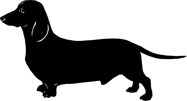 Pix For > Wiener Dog Silhouette