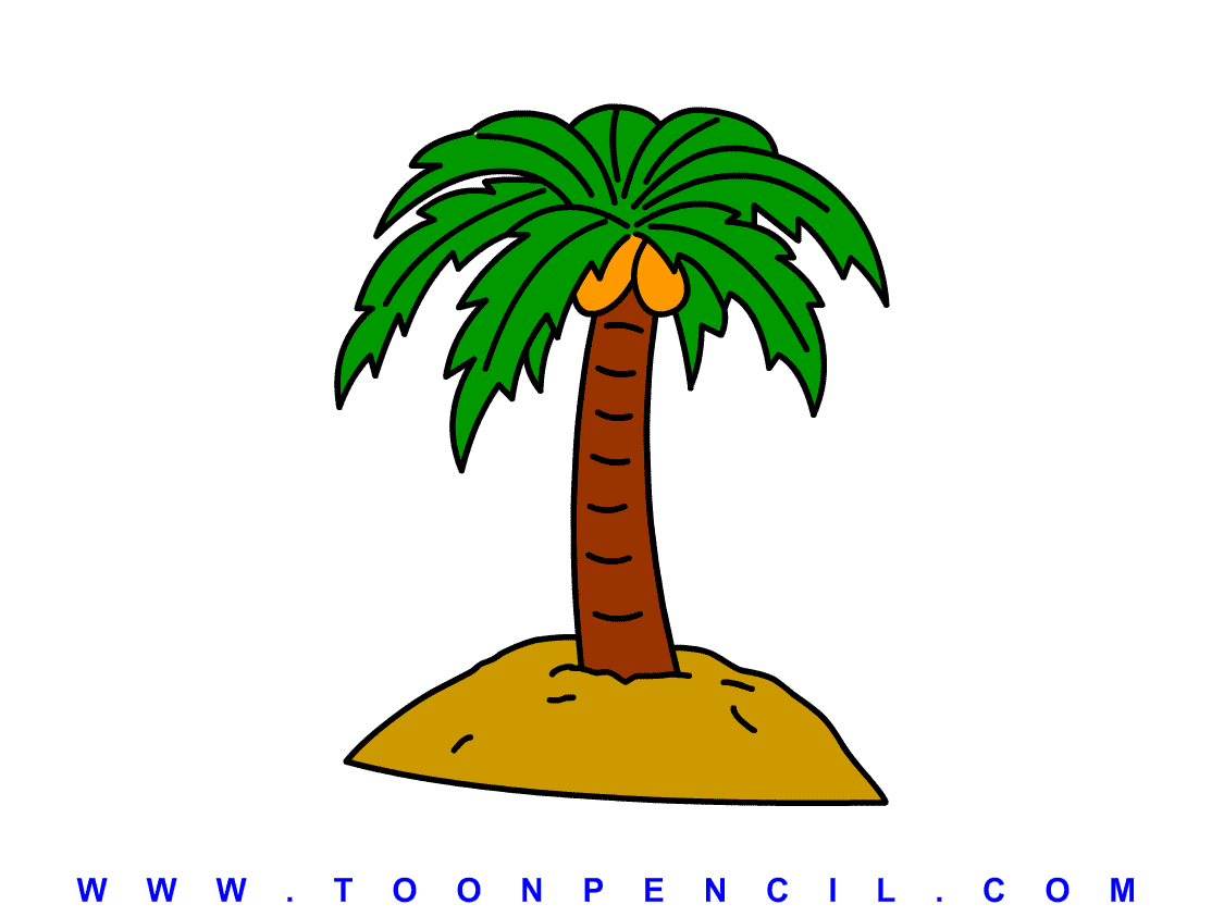 Palm Tree Drawing - Cliparts.co