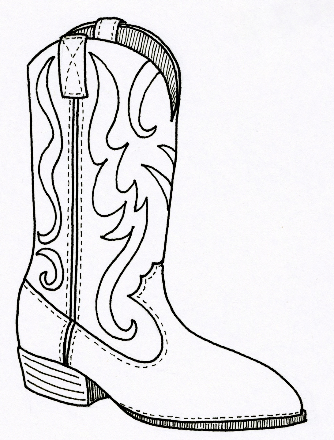 How To Draw A Cowboy Boot Images & Pictures - Becuo