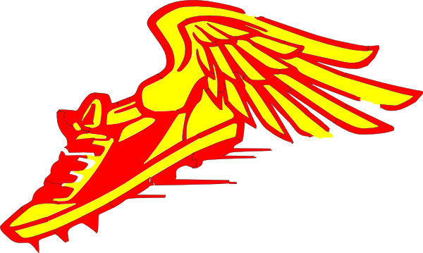 Track Winged Foot Clipart