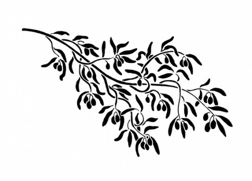 Willow Tree Stencil Large