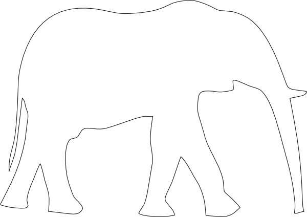 Elephant clip art - vector clip art online, royalty free & public ...