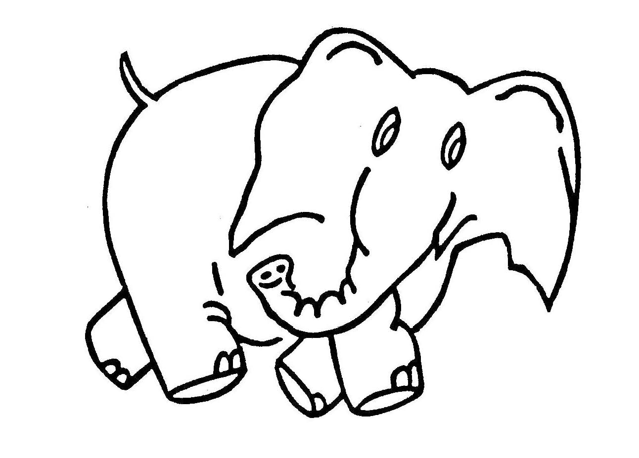 Elephant Drawings For Kids - ClipArt Best