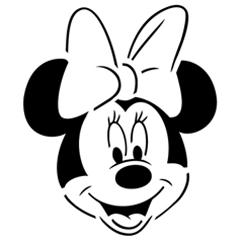 Mickey Mouse Head Stencil - Cliparts.co