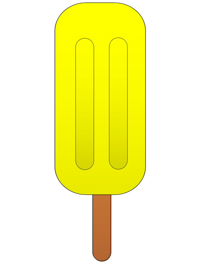 Lemon popsicle Clipart, vector clip art online, royalty free ...