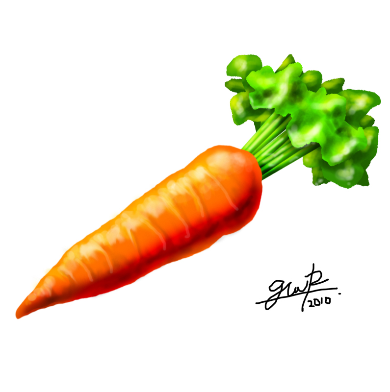 Carrot Painting by Maxor-GWD on deviantART
