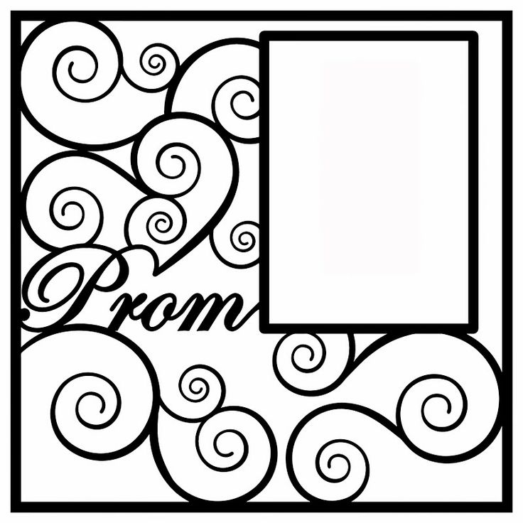 Prom Scrapbooking Die Cut Overlay | Clipart - Backgrounds | Pinterest
