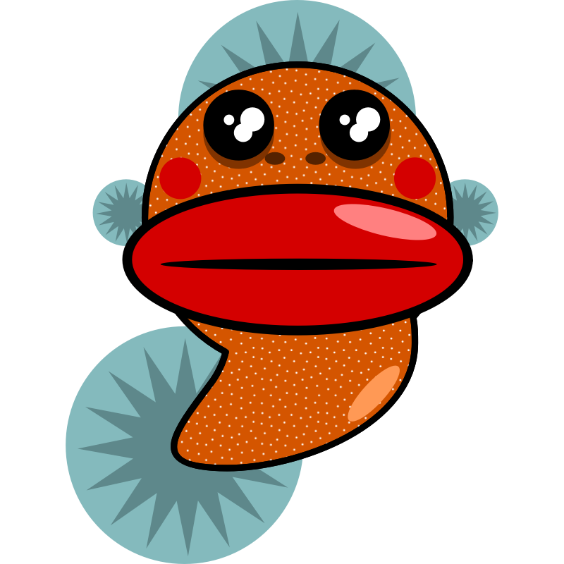 Clipart - Ugly fish