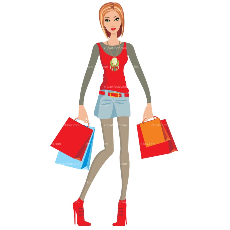 CLIPART SHOPPING LADY | Clipart Panda - Free Clipart Images