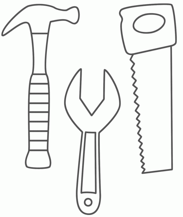 Tools Coloring Pages 261789 Tools Coloring Page