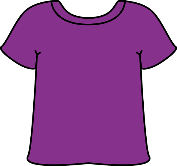 Purple Shirts Buttons Clipart