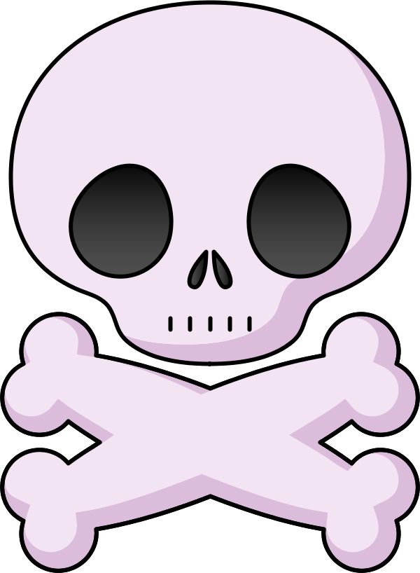 skull cartoon - vector Clip Art