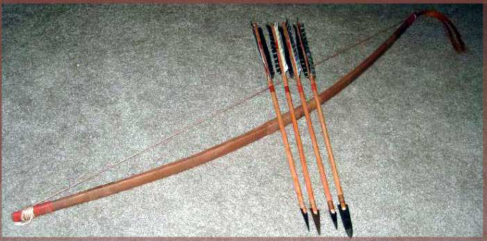 Native American Indian (Plains Indian) Bows, Arrows, Bow Cases ...