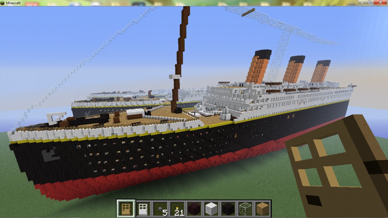 RMS Titanic 100 years under the sea Minecraft Project