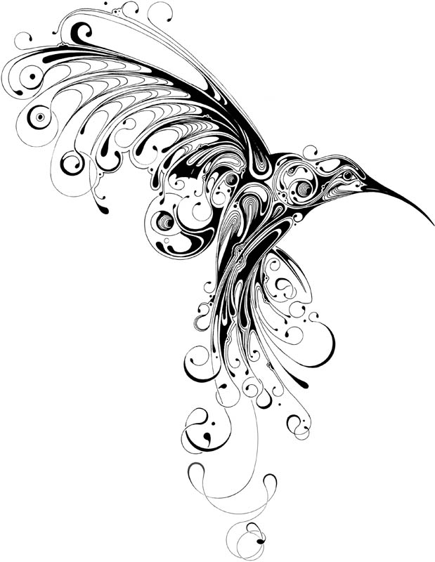 Free Hummingbird Tattoo Designs