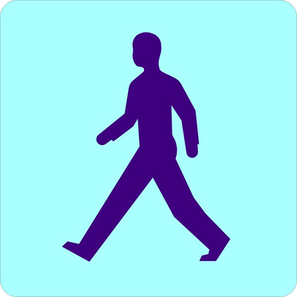 Man Walking clip art - vector clip art online, royalty free ...