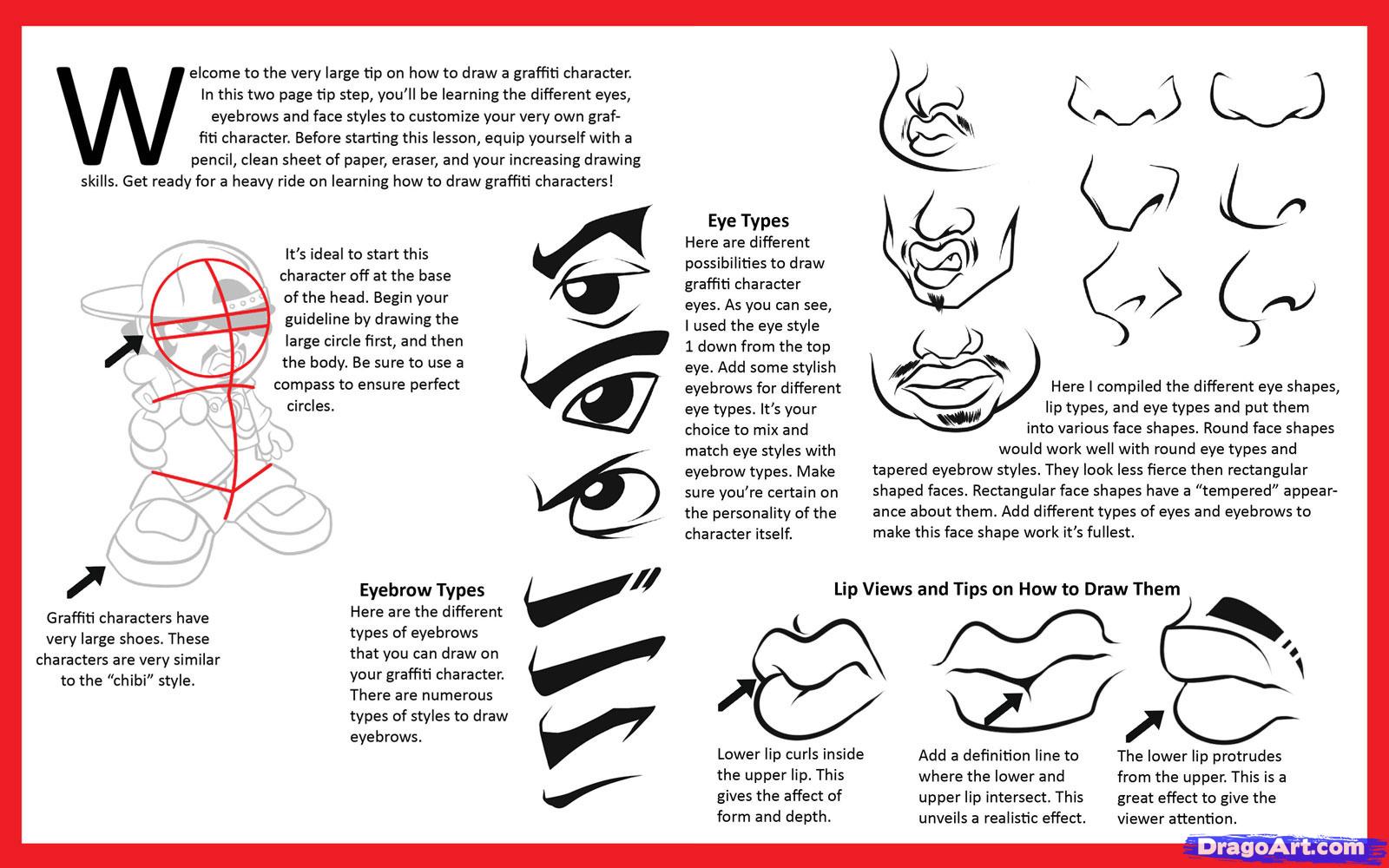 How to Draw a Graffiti Character, Step by Step, Graffiti, Pop ...