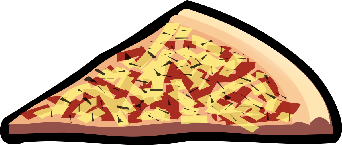 Pizza Slice 01 Clipart by Anonymous : Food Cliparts #9315- ClipartSE
