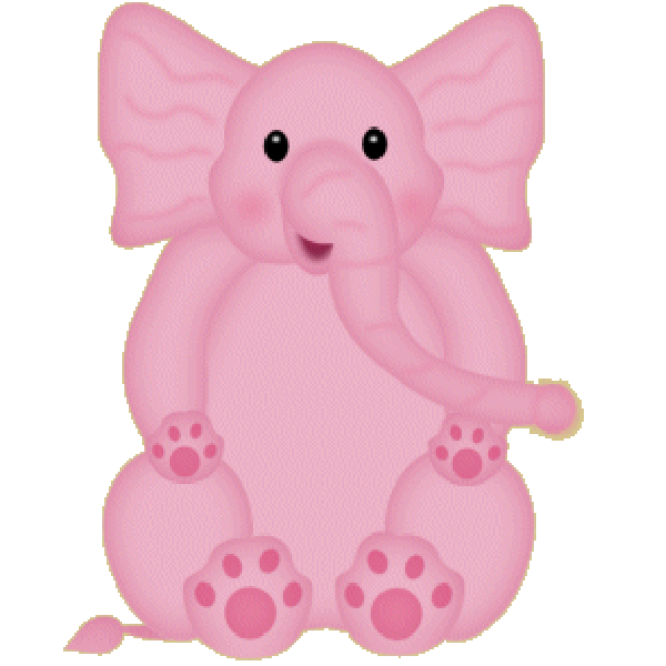 Elephant Cartoon Clip Art: Pink Elephant Cartoon Pictures