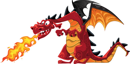 Green Fire Breathing Dragon Clipart - Free Clip Art Images