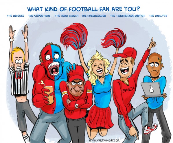 Which Football Fan Are You Cartoon ❤ Cartoon