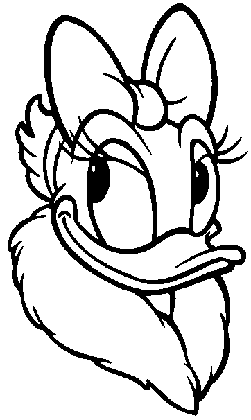 Pix For > Daisy Duck Outline