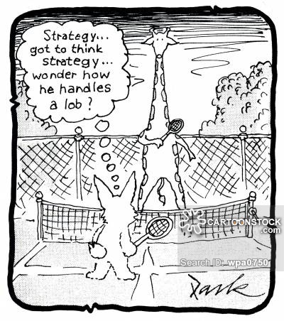 Tennis Rackets Cartoons and Comics - funny pictures from CartoonStock