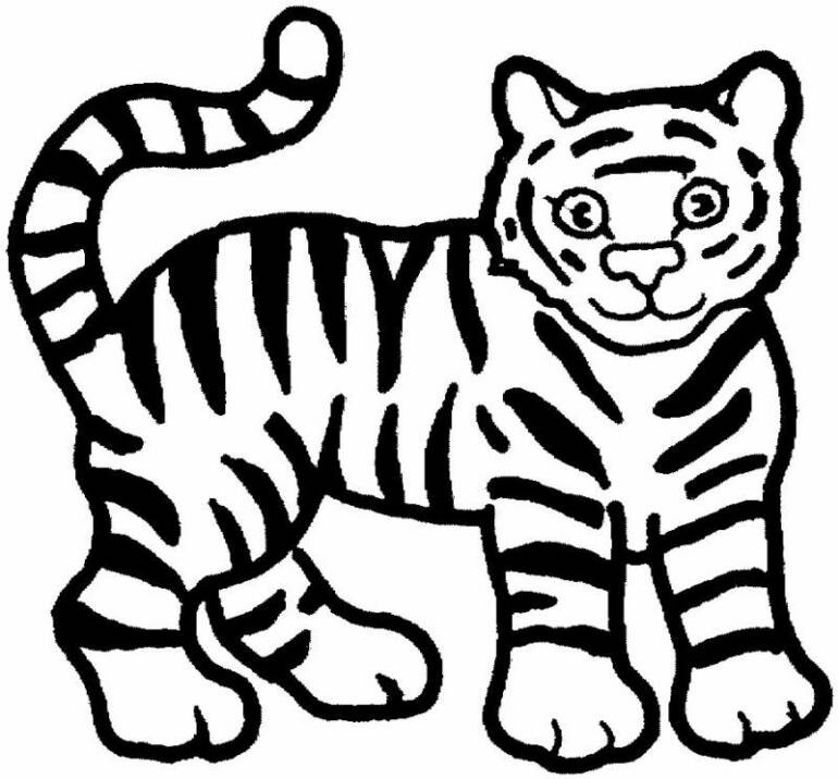 Tiger Coloring Pages - Free Printable Pictures Coloring Pages For Kids