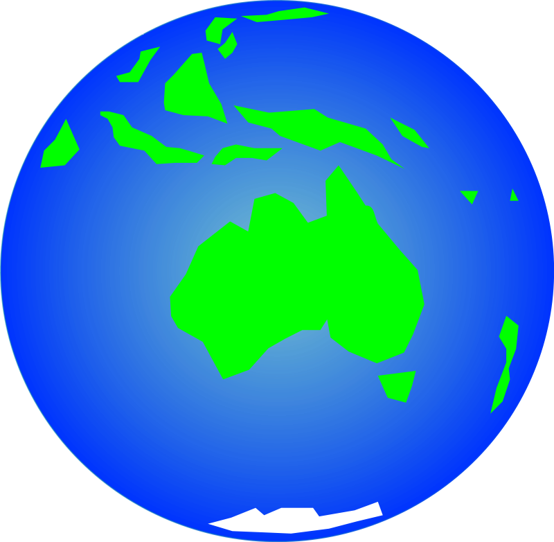 Earth (Other View) Free Vector / 4Vector