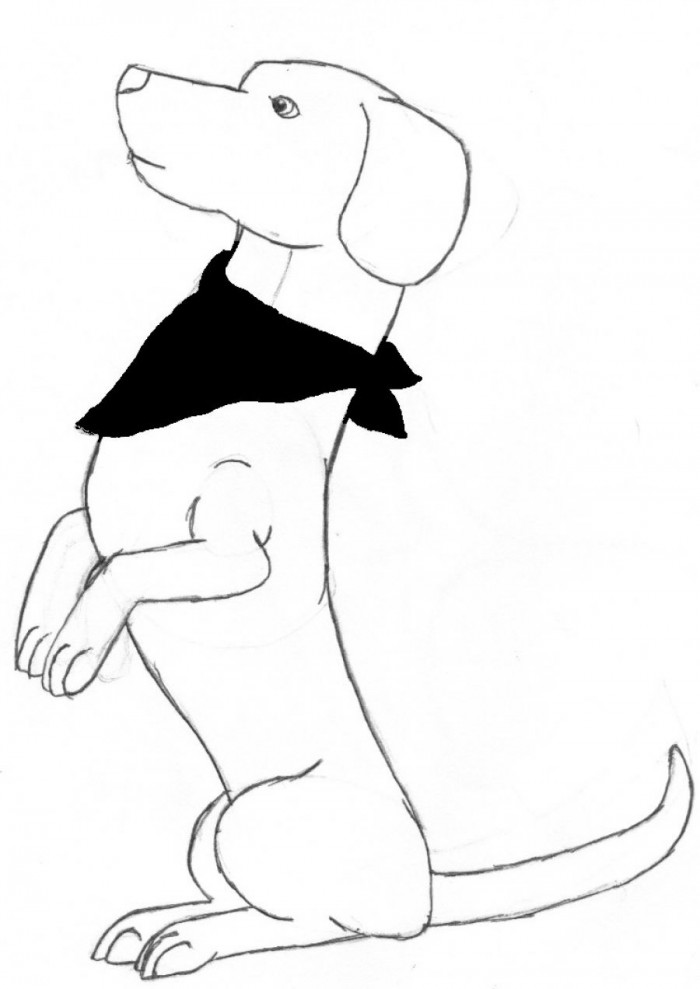 Dachshund Dog Coloring Pages | 99coloring.com