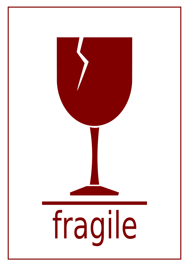 Fragile Label SVG Vector file, vector clip art svg file