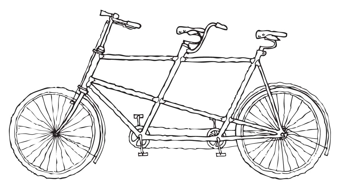 clipart tandem bike - photo #49