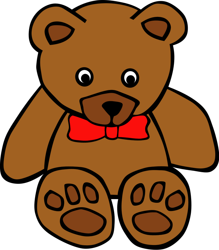 Simple Teddy Bear Clip Art Download