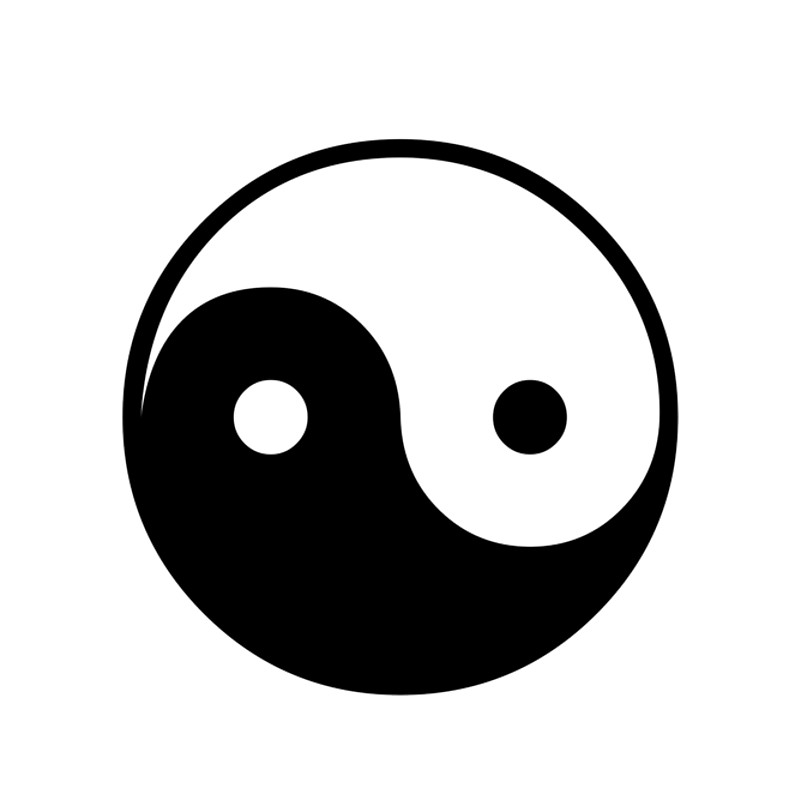 Black Yin-Yang Symbol" Tote Bags by ChadAlan | Redbubble