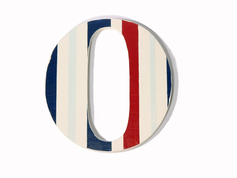 Nautical Painted Wood Letters - Nautical Painted Wooden Letters ...