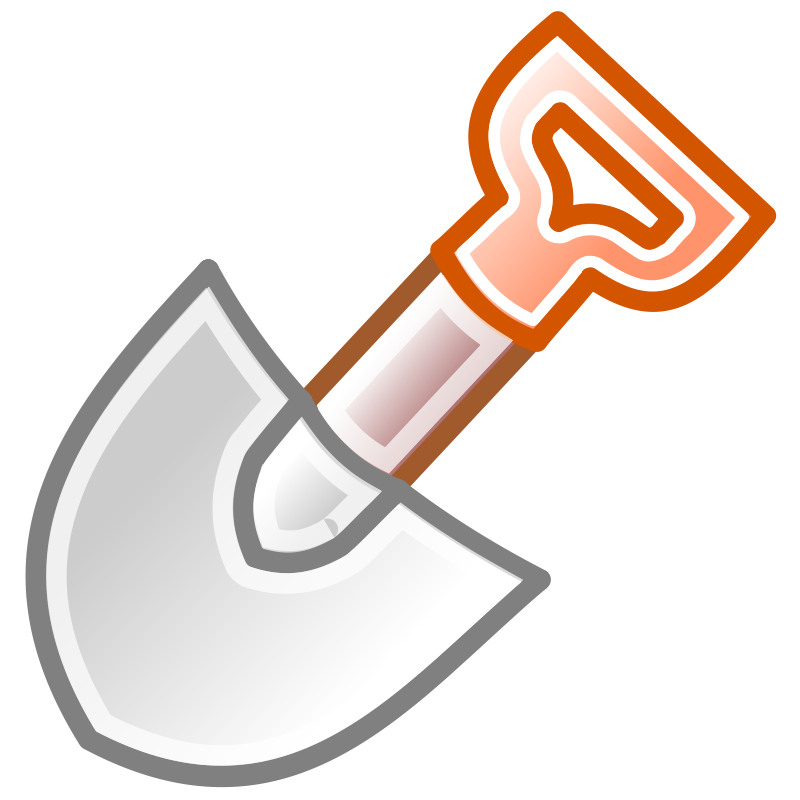 Clipart - shovel icon