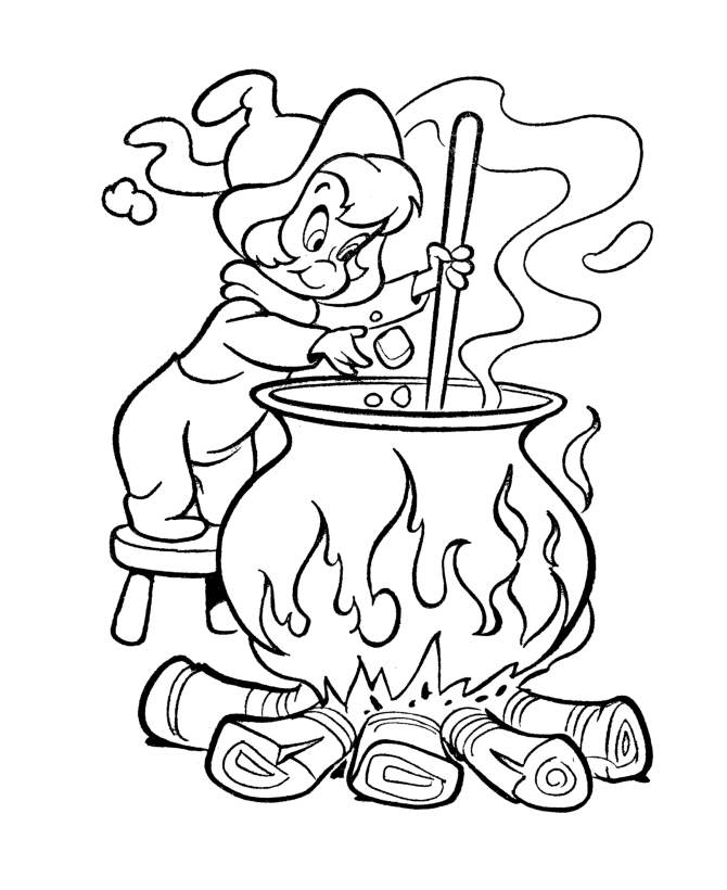 Witch Colouring Pages | Kids Coloring Pages | Printable Free ...